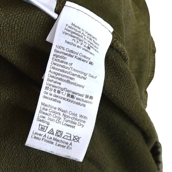 J.Crew Faded Olive Jogger Pants Size S 100% Cotton Lounge Y2K Athleisure - Picture 7 of 9